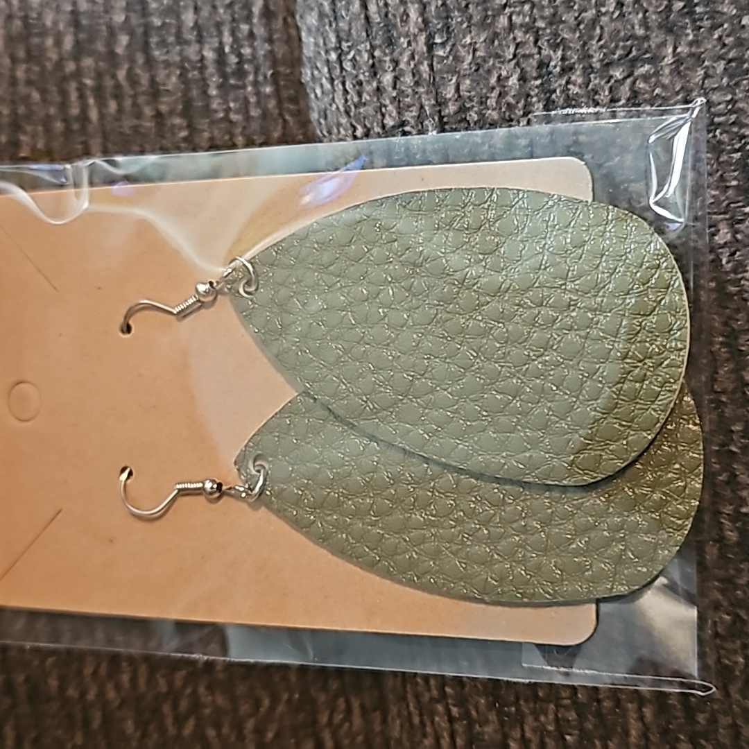 Olive Green Earrings